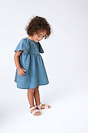 LA,CİEL KOT ELBİSE